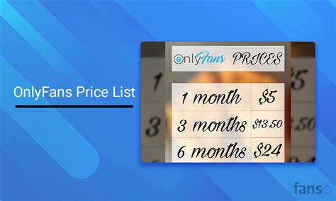 how much does it cost to start an only fans|OnlyFans Pricing Guide